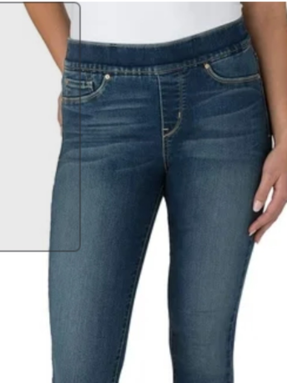 Signature by Levi Strauss, Women's Totally Shaping Pull On Skinny Jeans 16M NWT